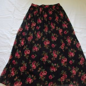 Floral Maxi Skirt